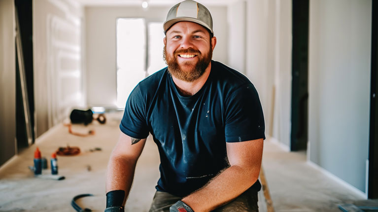 Photo of Paytas Homes builder smiling